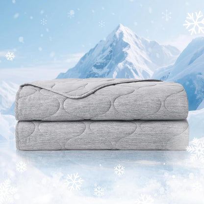 Ortekor Cozy | Cooling Dual-Sided Blanket for Hot Sleepers with Soft Breathable Fabric | Lightweight Throw for Comfortable Sleep