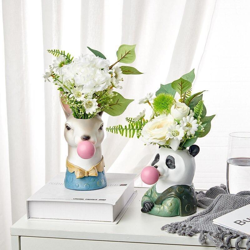 Wild Bubblegum Creature Vase