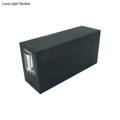 Metal Wall Sconce 2-Light Fixture Black Indoor LED Lighting Bedroom Hallway Living Room Entryway Hotel Residential Ambient Bedside