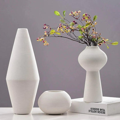 White Vase Elegance
