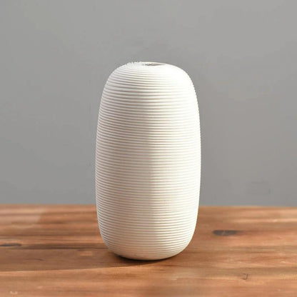 White Vase Elegance