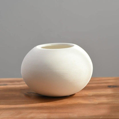 White Vase Elegance