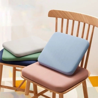 Ergonomic Seat Cushion with Memory Foam Core for Office Chair, Car Seat & Desk – Non-Slip Bottom, Removable Washable Cover, Lightweight