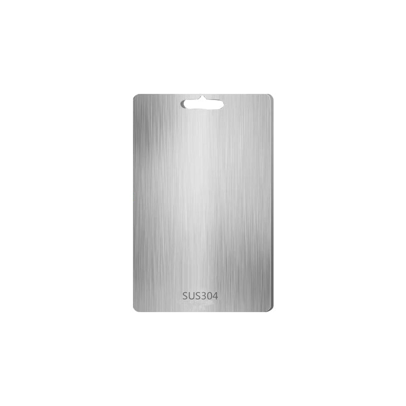 Dual-Surface Stainless Steel Cutting Board for Kitchen Food Prep & Meal Safety | Rust-Resistant Chopping Board for Meat, Vegetables, Bread