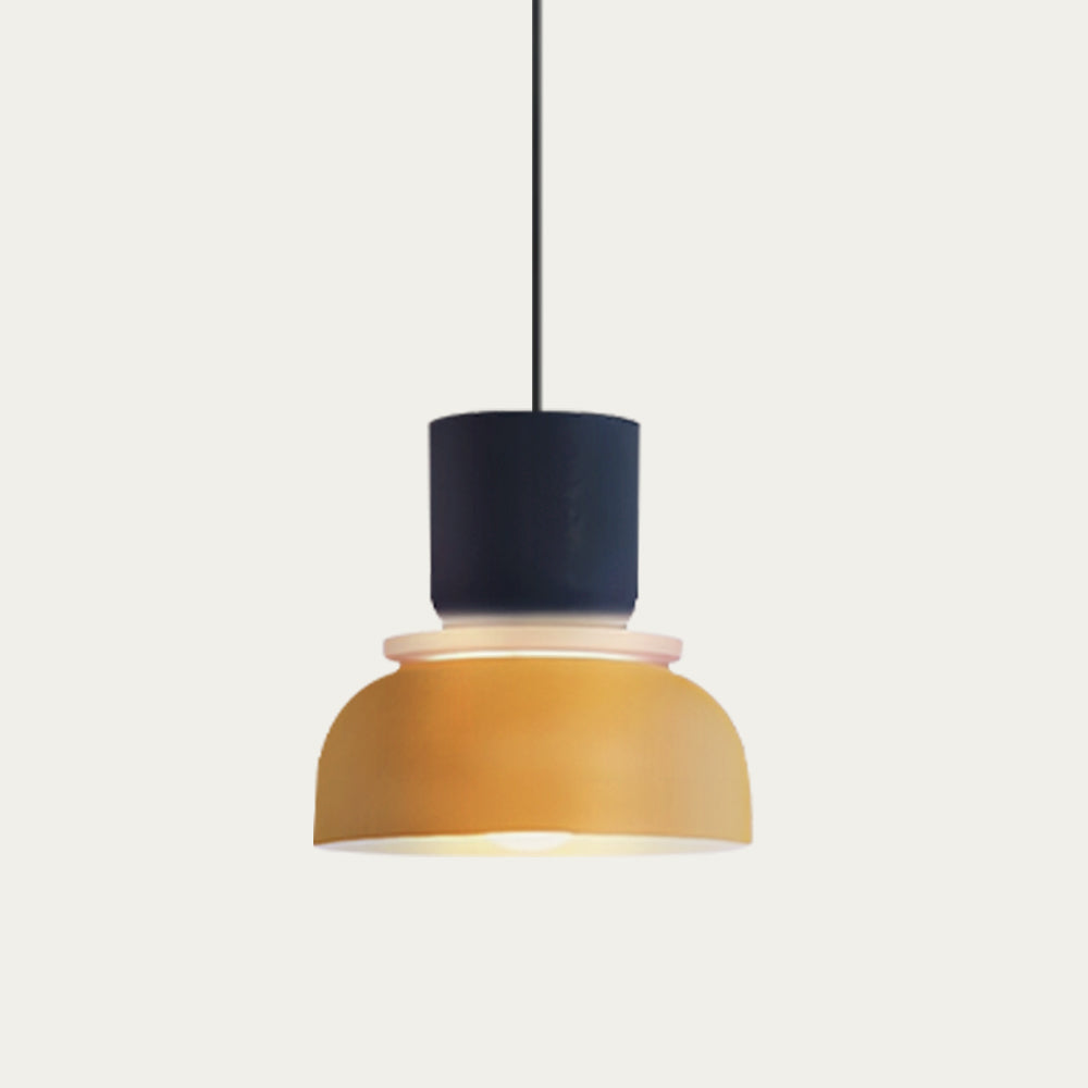 Layered Acrylic Pendant Light Fixture 11.4-Inch Pastel Macaron Colors Modern Hanging Ceiling Lamp E27 for Dining Room Living Room Kids Bedro