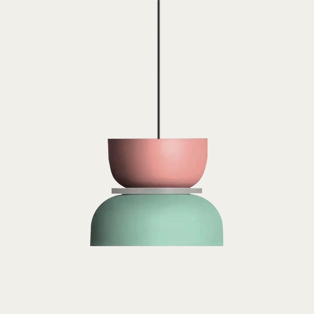 Acrylic Overhead Light Fixture 11 in Bowl Shade for Kitchen Table Workspace Kids Room Modern Nordic Hanging Lamp E27 Socket