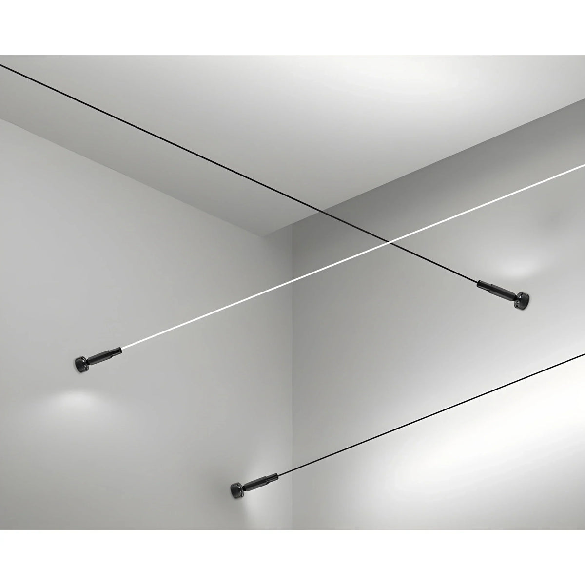 Linear LED Strip Light Fixture RGBW Color Changing Dimmable Stainless Steel Acrylic for Bedroom Living Room Office Hallway Modern Indoor Déc