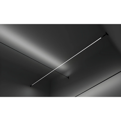 Linear LED Strip Light Fixture RGBW Color Changing Dimmable Stainless Steel Acrylic for Bedroom Living Room Office Hallway Modern Indoor Déc