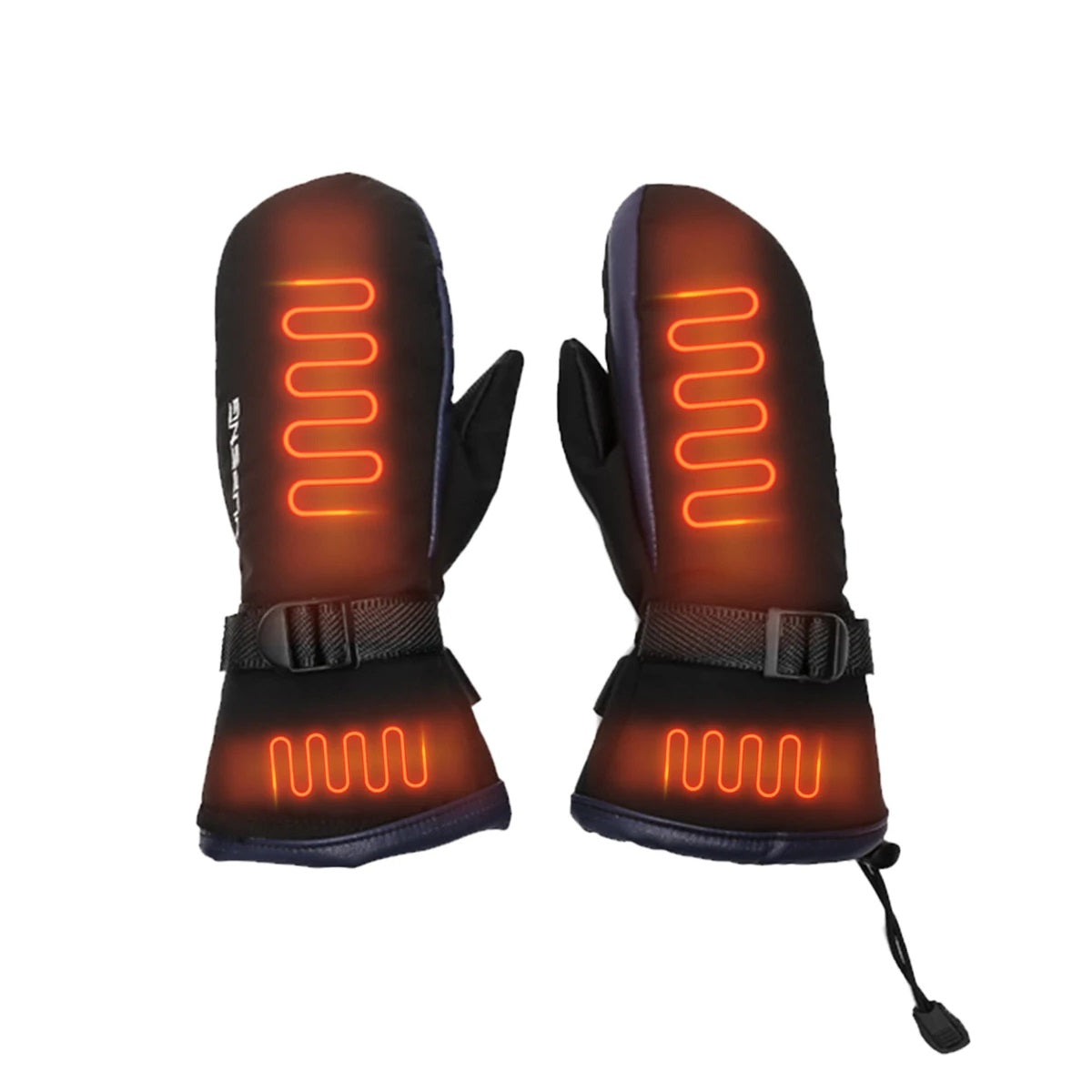 USB Powered Heated Winter Gloves with Dual-Zone Warming & Anti-Slip Palm for Outdoor Activities