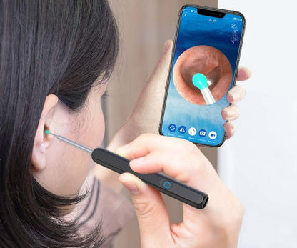 Visual Ear Wax Removal Tool with HD Camera Scope for iPhone Android Wireless Ear Cleaning Kit Safe Scoop Adults Kids