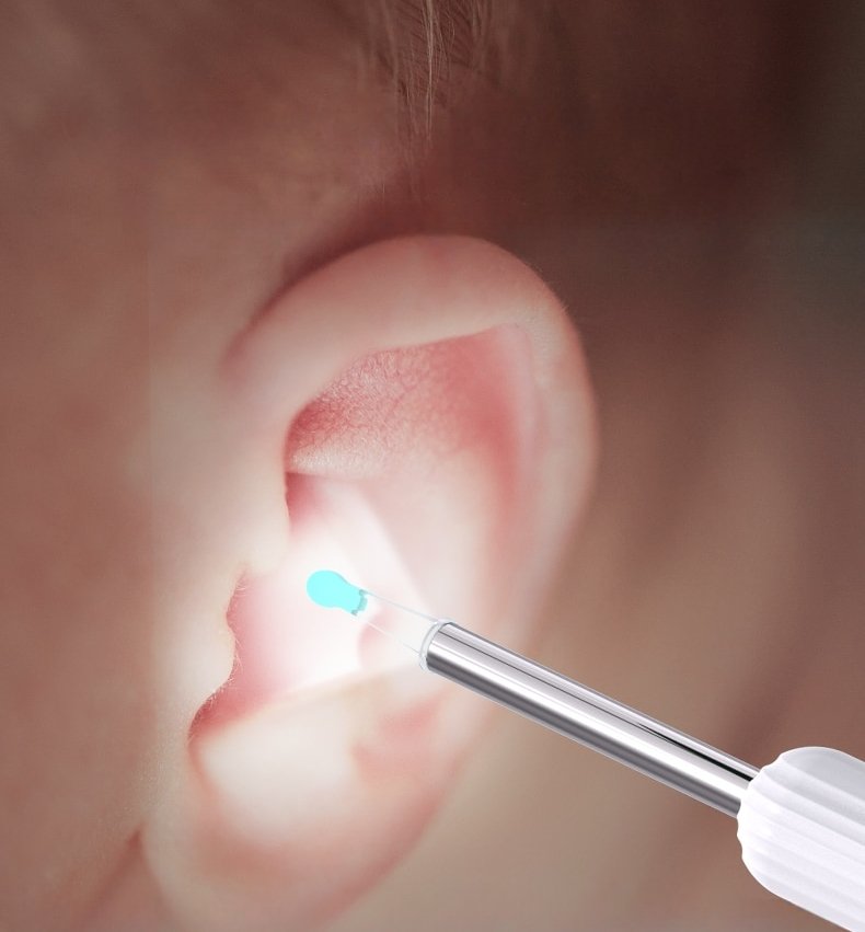 Wireless Ear Cleaning Camera with HD Scope and Silicone Tip for iPhone & Android Safe Wax Removal Tool
