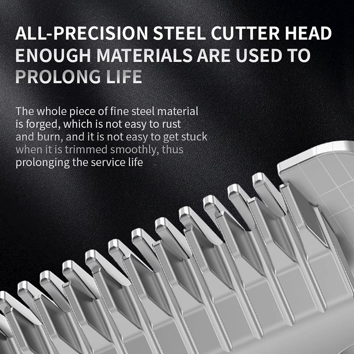 Cordless Pet Grooming Clippers with Quiet Motor & Steel Blades for Dogs & Cats – Rechargeable Trimmer Kit with LED Display