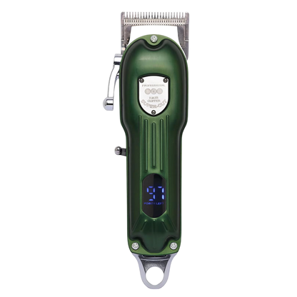 Cordless Pet Grooming Clippers with Quiet Motor & Steel Blades for Dogs & Cats – Rechargeable Trimmer Kit with LED Display
