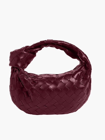 Woven Mini Handbag for Women - Compact Braided Crossbody Purse with Handle for Daily Essentials, Travel & Special Events - Lightweight