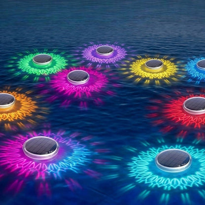 Waterproof LED Pool Float Light with Remote – Solar Powered, 9 Colors, Timer & Auto-On for Swimming Pools