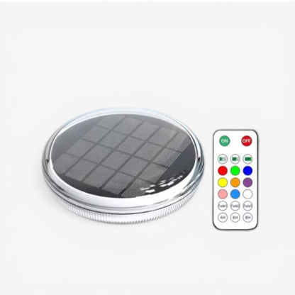 Waterproof LED Pool Float Light with Remote – Solar Powered, 9 Colors, Timer & Auto-On for Swimming Pools