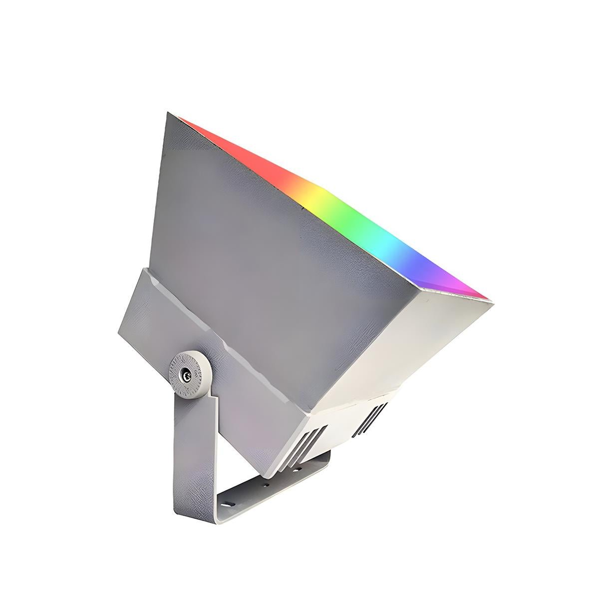Weatherproof Color-Changing LED Spotlight 24W Cast Aluminum Housing RGB Landscape Lighting for Yard Trees Pathways Driveway Accent