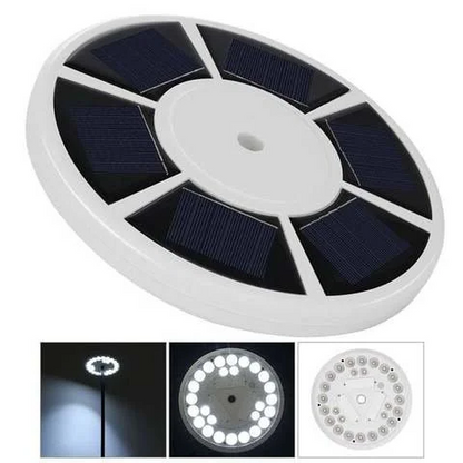 Solar Flagpole Light 700 Lumen 26 LED Automatic Dusk Sensor Weatherproof for Outdoor Flags Patriotic American Flag Pole