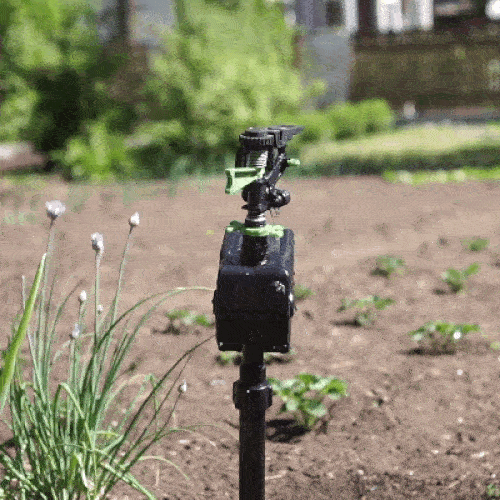 Garden Guardian | Motion Activated Sprinkler with Solar Power & Custom Sensitivity | Effective Animal Deterrent for Peaceful Gardens