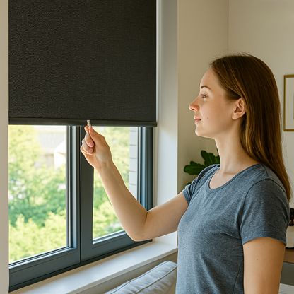 UV-Blocking Window Shade with No-Drill Installation