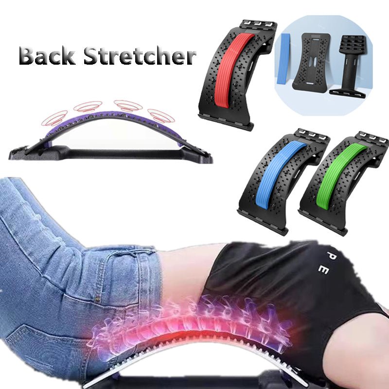 Multi-Level Spinal Alignment Device for Posture Correction and Lumbar Support at Home, Gym or Office Use