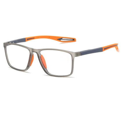 Progressive Reading Glasses Titanium Frame Blue Light Blocking Multi-Focus Lenses for Computer Work & Everyday Use