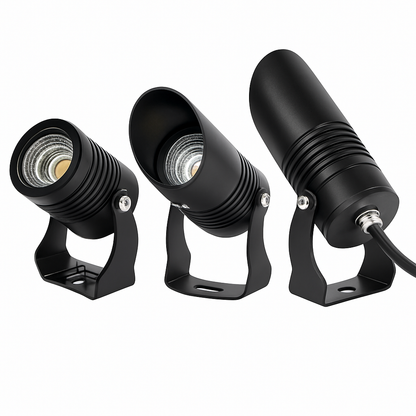 Outdoor LED Garden Spotlight Waterproof IP65 Rated with Adjustable Brightness for Landscape Yard Pathway Accent Lighting 110V 220V 12V