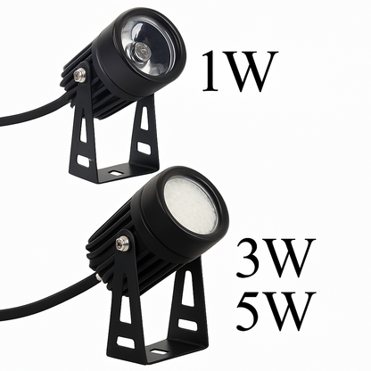 Outdoor LED Garden Spotlight Waterproof IP65 Rated with Adjustable Brightness for Landscape Yard Pathway Accent Lighting 110V 220V 12V