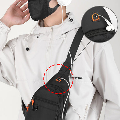 Compact Crossbody Bag with Organized Compartments & Weather-Resistant Shell for Daily Commute
