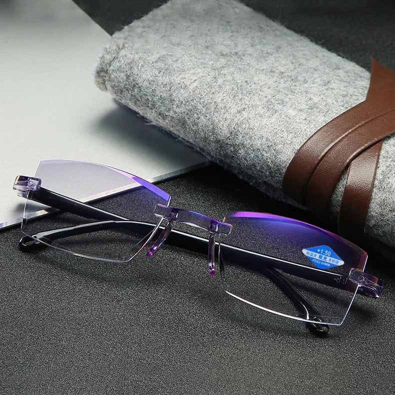 Progressive Reading Glasses with Blue Light Filter for Near & Distance Vision | Anti-Reflective Multifocal Eyewear | Lightweight TR90 Frame