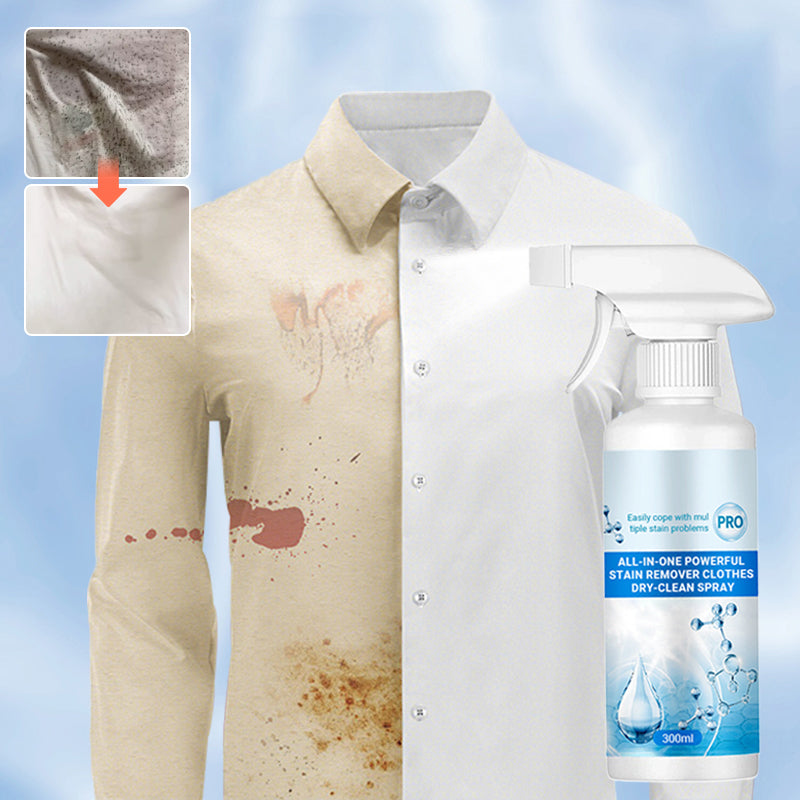 Fabric Stain Remover Spray for Clothes & Upholstery – Deep-Cleaning Formula for Grease, Ink & Food Stains – 10.1 fl oz Bottle for Everyday U