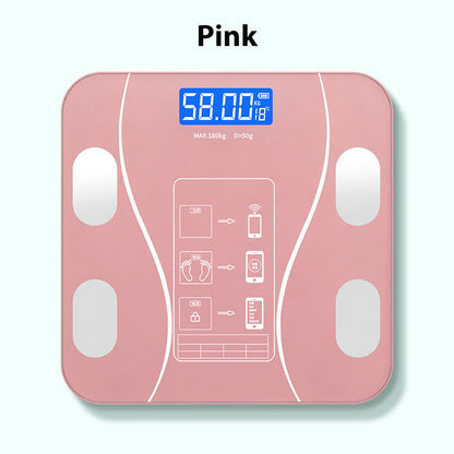 Bluetooth Smart Body Scale with Body Fat Analyzer – Tracks Weight, BMI, Muscle Mass & Hydration for Fitness Goals at Home
