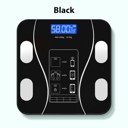 Bluetooth Smart Body Scale with Body Fat Analyzer – Tracks Weight, BMI, Muscle Mass & Hydration for Fitness Goals at Home