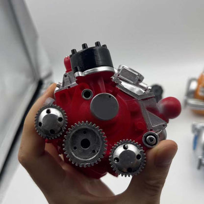 Working V8 Gasoline Engine Model Kit Metal Miniature Motor CDI Ignition RC Compatible Small Block OHV Educational Mechanical Build Desktop