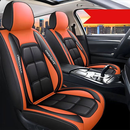 Front Seat Covers – Premium Faux Leather Protection for Cars & SUVs, Fast Install, Stain & Wear Defense
