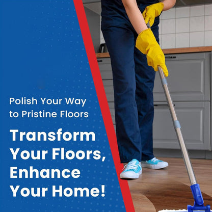 Floor Polish & Restorer Liquid – Revives Shine on Hardwood, Tile & Laminate – Hides Scratches & Renews Color for Living Rooms, Kitchens, Hal