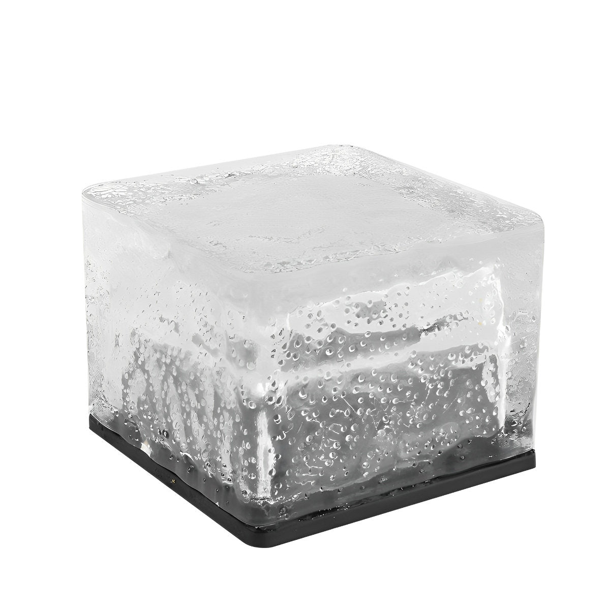 Solar Pathway Lights Crystal Cube Design for Gardens & Walkways Weatherproof Color-Changing LED Yard Illumination