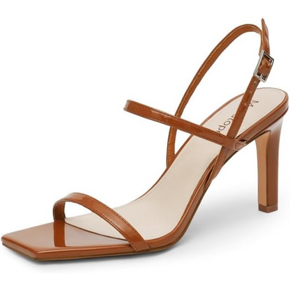 Women's Ankle Strap High Heels with Open Toe for Parties, Weddings & Date Nights