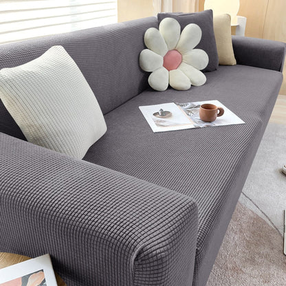 Stretch Sofa Slipcover with Non-Slip Grip – Furniture Protector for Living Room Couch | Fits 1-4 Seater Sofas | Pet & Stain Resistant