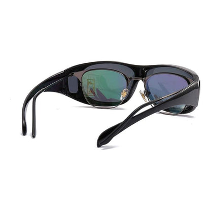 Fit-Over Polarized Sunglasses for Prescription Glasses Wearers with Side Shields for Driving Fishing Outdoor Activities