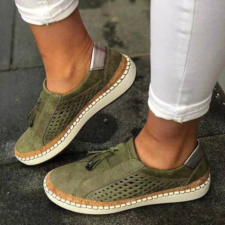 Women's Orthopedic Toe-Loop Walking Shoes with Arch Support & Bunion Relief for Plantar Fasciitis & Everyday Comfort