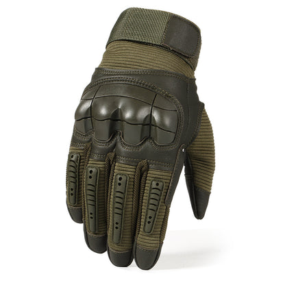 Tactical Half-Finger Gloves with Leather Palm and Cotton Back for Outdoor Work, Hiking, and Camping