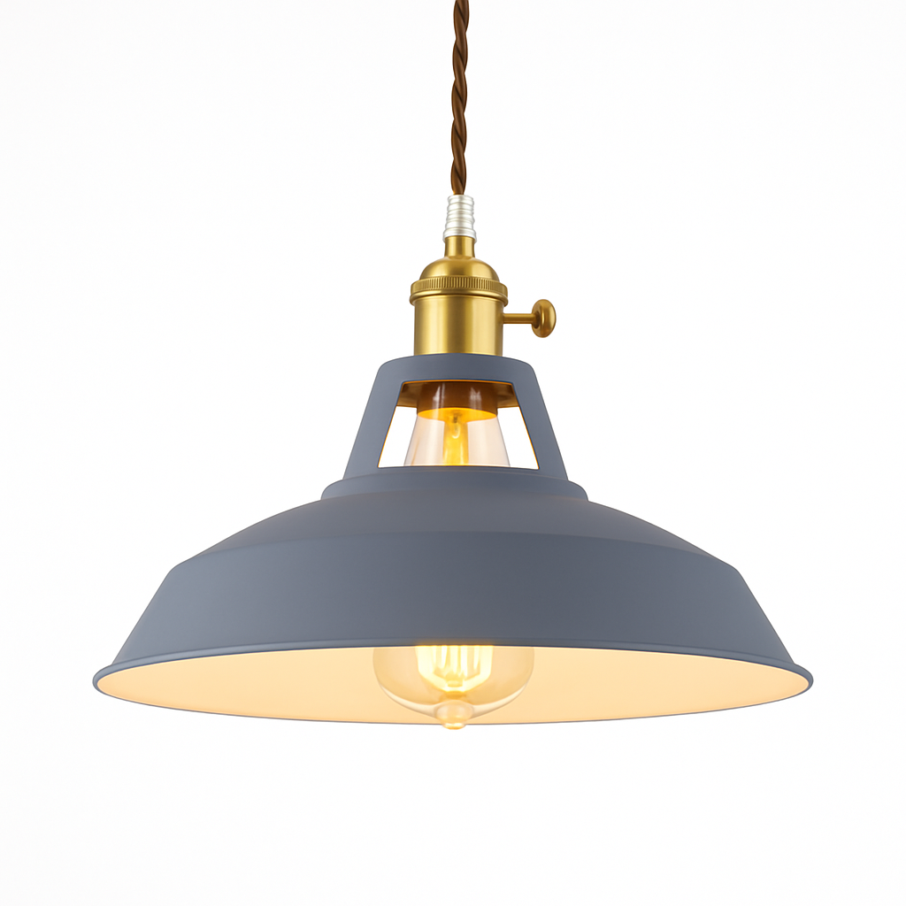 Hanging Ceiling Fixture with 39 in Adjustable Suspension E27 Metal Shade for Kitchen Island Dining Room Modern Drop Light