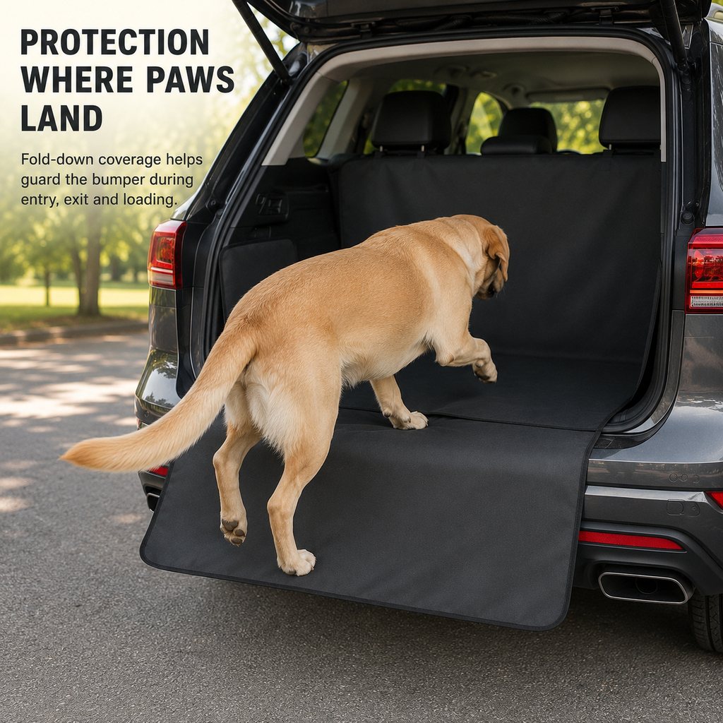 Ortekor SUV Cargo Liner for Dogs - Mud, Hair & Bumper Protection