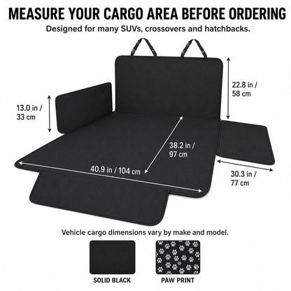Ortekor SUV Cargo Liner for Dogs - Mud, Hair & Bumper Protection