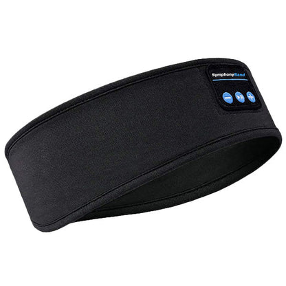 Sleep Headband Headphones Soft Washable Wireless Bluetooth for Insomnia Snoring Noise Blocking Meditation Travel Headset Gray Black