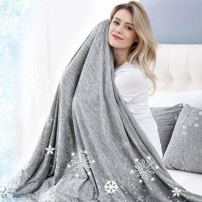 Cooling Summer Comforter Lightweight Breathable Blanket for Hot Sleepers Twin Full Queen