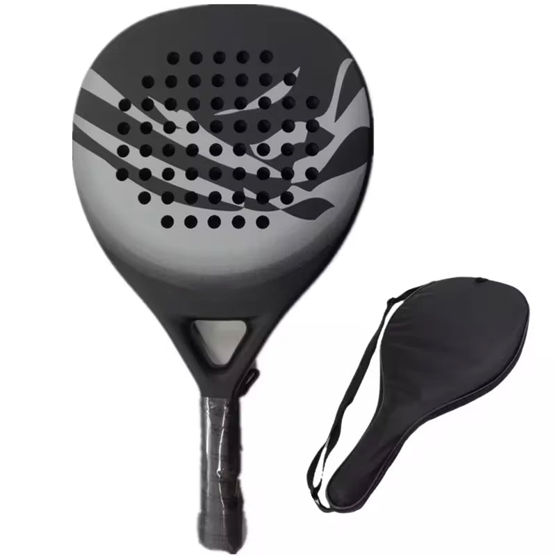 Carbon Fiber Padel Racket – Lightweight 12.9 oz with EVA Foam Core & Ergonomic Grip for New Players