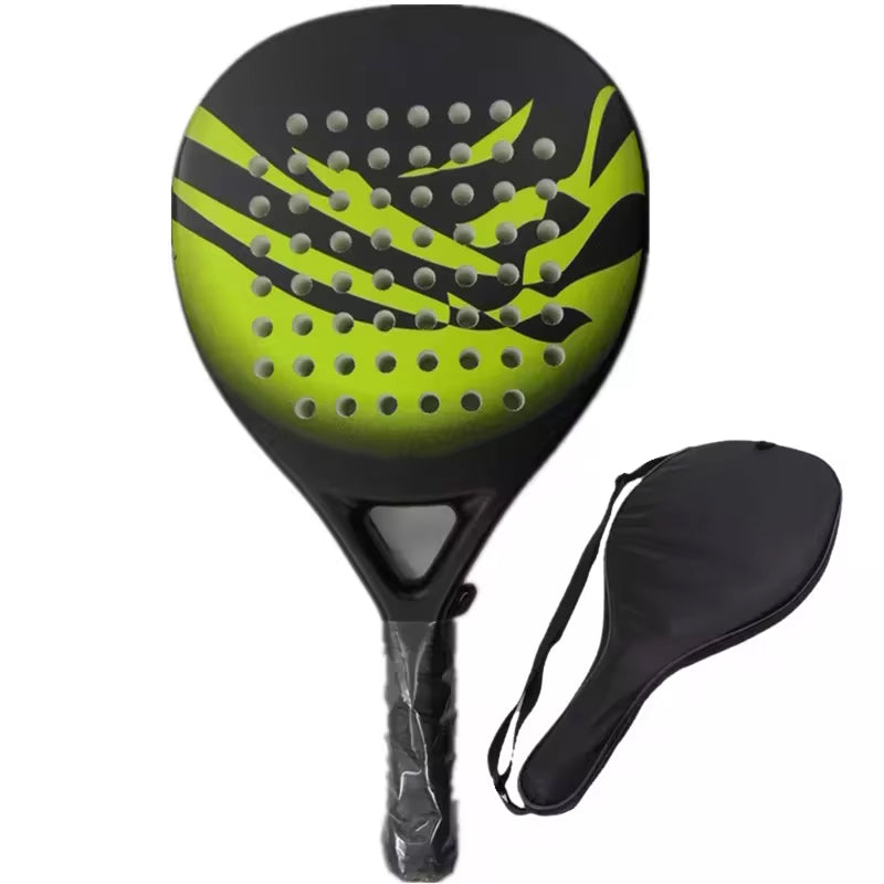 Carbon Fiber Padel Racket for Beginners – EVA Foam Core, Lightweight 13 oz Design, Non-Slip Handle for Easy Control & Comfort
