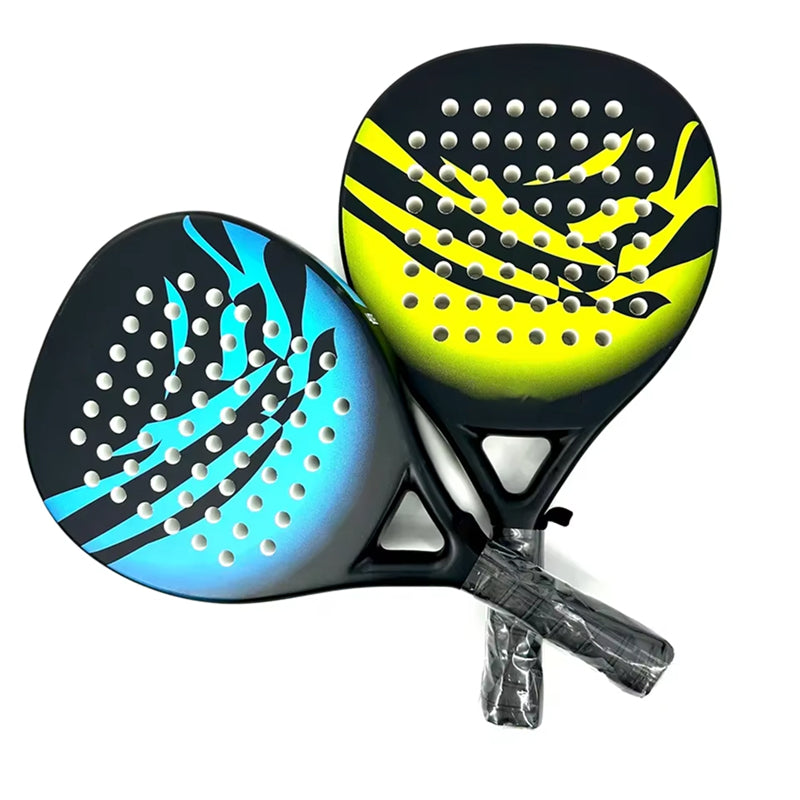 Carbon Fiber Padel Racket for Beginners – EVA Foam Core, Lightweight 13 oz Design, Non-Slip Handle for Easy Control & Comfort